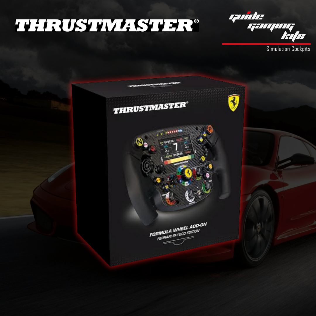 Thrustmaster T300 RS GT Edition + SF1000 Ferrari Formula Wheel Add
