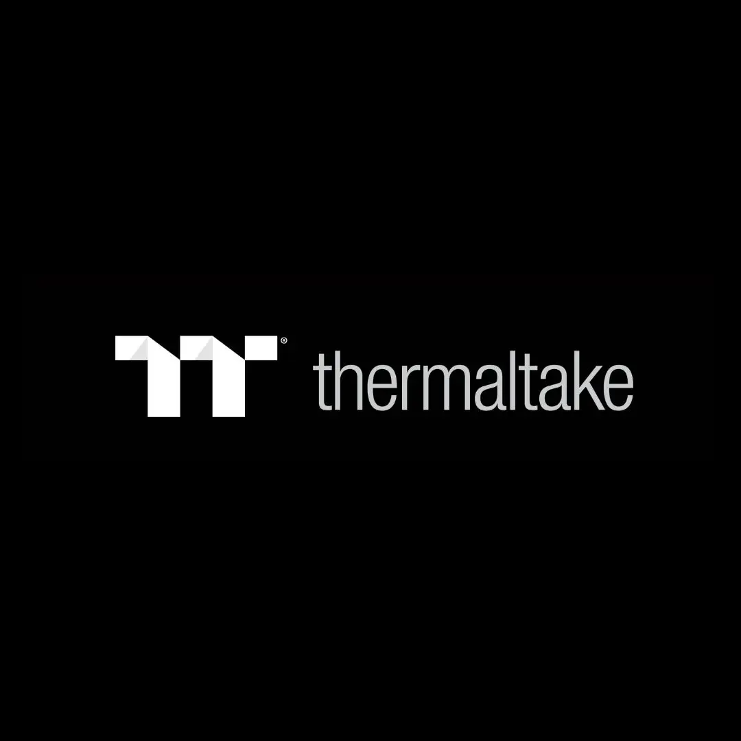 โลโก้ Thermaltake สีส้ม/ขาว สำหรับใช้บนเว็บไซต์ ggk