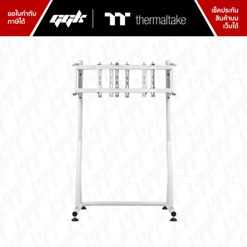 triple-racing-monitor-stand-snow-3-sim-27-32-ggk-3 ขาตั้งจอ Triple Racing Monitor Stand Snow 3 จอ ซิมเรซซิ่ง ggk